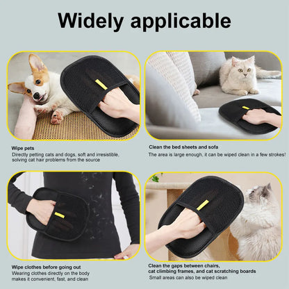 1-5PCS Pet Hair Remove Gloves Pet Cat Dog Beauty Bathing Cleaning Grooming Supplies Effective Massage Dog Combs Floating Brush