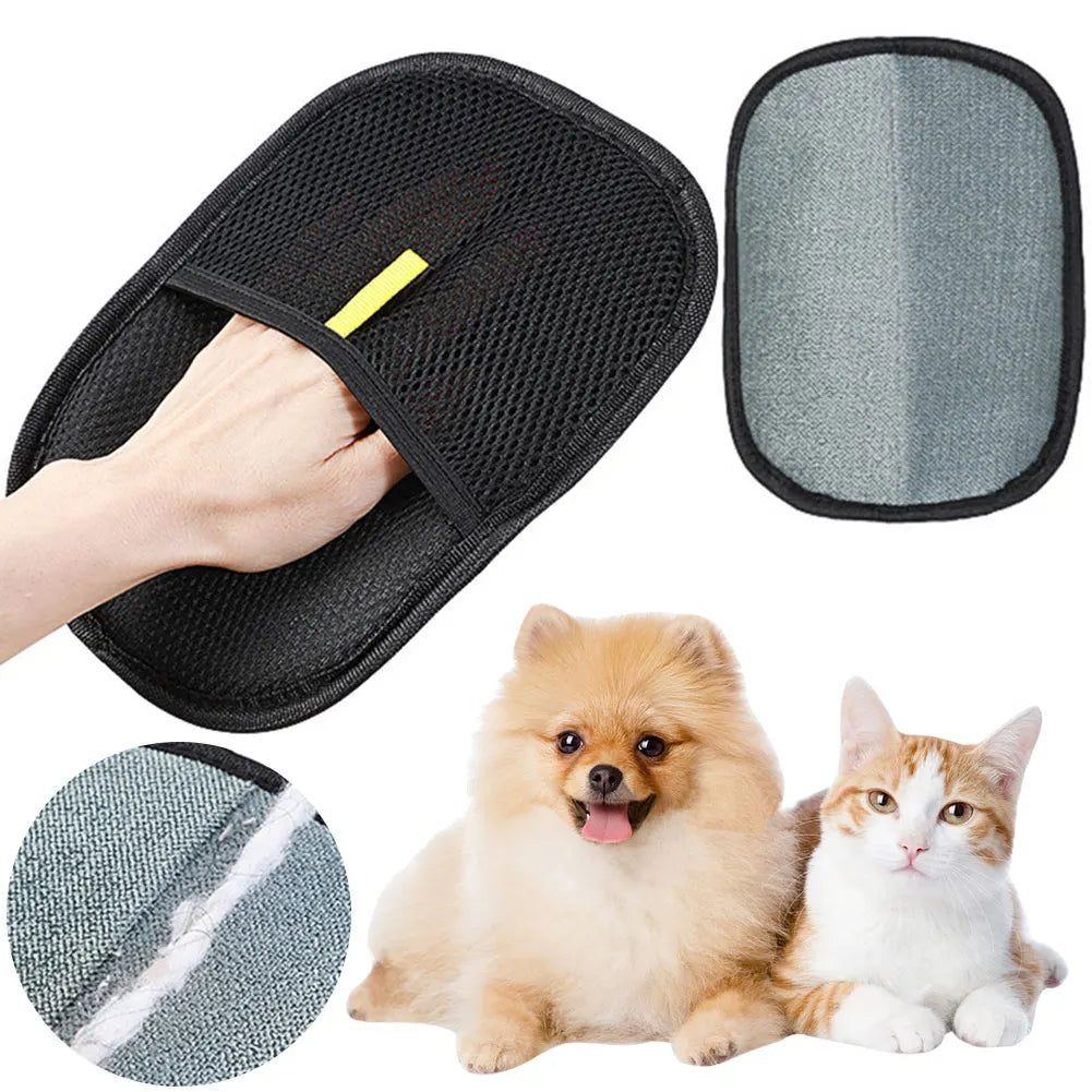 1-5PCS Pet Hair Remove Gloves Pet Cat Dog Beauty Bathing Cleaning Grooming Supplies Effective Massage Dog Combs Floating Brush